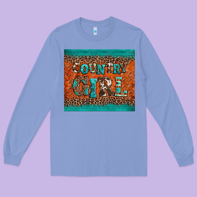 Country Girl Long Sleeve Tee Designed By Barkaloodesign