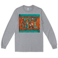 Heather Grey country girl Long Sleeve Tee - BarkalooDesign