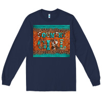 Navy country girl Long Sleeve Tee - BarkalooDesign