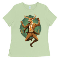 Matcha happy deer Ladies Tee - Unal Design