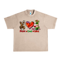 French Oak peace love wine Urban Heavy Tee - AdoDesignShop