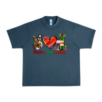 Midnight Navy peace love wine Urban Heavy Tee - AdoDesignShop