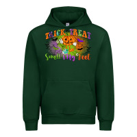 Forest Green trick or treat smell my feet Urban Hoodie - CowGirlArtShop