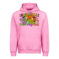 Fuchsia Pink trick or treat smell my feet Urban Hoodie - CowGirlArtShop