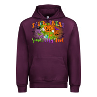 Mauve Wine trick or treat smell my feet Urban Hoodie - CowGirlArtShop