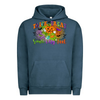 Pigment Midnight Navy trick or treat smell my feet Urban Hoodie - CowGirlArtShop