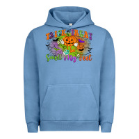 Pigment Pebble Blue trick or treat smell my feet Urban Hoodie - CowGirlArtShop