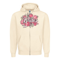 Sandshell bride Zipper Hoodie - MaliasSmallBusiness