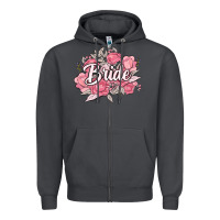 Smoke bride Zipper Hoodie - MaliasSmallBusiness