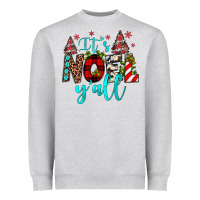 Heather Grey it's noel y'all Heavyweight Sweatshirt - JahusDesignShop