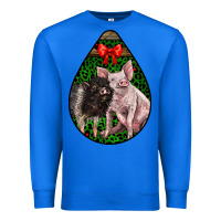 True Royal christmas pig Premium Sweatshirt - LillyAllenDesigns