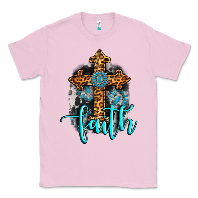 Faith Western Turquoise Classic Tee by AdoDesignShop | Teevron