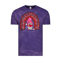 Cloud Purple valentines gnomies rainbow Vintage Tee - JahusDesignShop