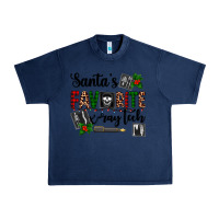 Navy santa's favorite x ray tech Urban Heavy Tee - AdoDesignShop