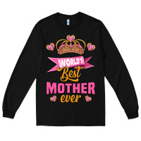 Black world's best mother ever Long Sleeve Tee - Jasminsmagicworld