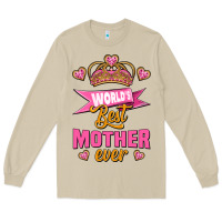 Mushroom world's best mother ever Long Sleeve Tee - Jasminsmagicworld