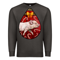 Smoke christmas pig Premium Sweatshirt - LillyAllenDesigns