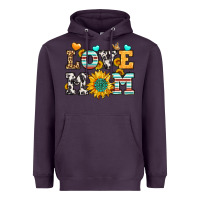 Plum love mom Heavyweight Hoodie - LillyAllenDesigns