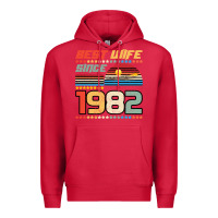 Cardinal Best Wife Since 1982 Premium Hoodie - Bettercallsaul