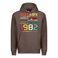 Coffee Best Wife Since 1982 Premium Hoodie - Bettercallsaul