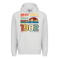 Dove Grey Best Wife Since 1982 Premium Hoodie - Bettercallsaul