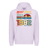 Lilac Best Wife Since 1982 Premium Hoodie - Bettercallsaul