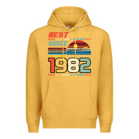 Mustard Best Wife Since 1982 Premium Hoodie - Bettercallsaul