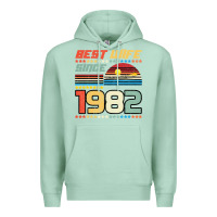 Seafoam Best Wife Since 1982 Premium Hoodie - Bettercallsaul
