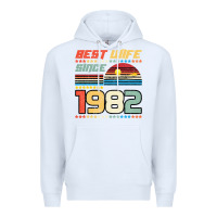 White Best Wife Since 1982 Premium Hoodie - Bettercallsaul