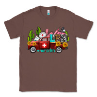 Chestnut lpn nurse truck with cactus and sunflowers Classic Tee - AdoDesignShop