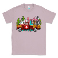 Lilac lpn nurse truck with cactus and sunflowers Classic Tee - AdoDesignShop