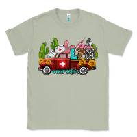 Matcha lpn nurse truck with cactus and sunflowers Classic Tee - AdoDesignShop