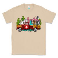 Mushroom lpn nurse truck with cactus and sunflowers Classic Tee - AdoDesignShop