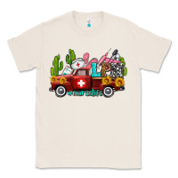 Natural lpn nurse truck with cactus and sunflowers Classic Tee - AdoDesignShop