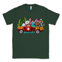 Sports Green lpn nurse truck with cactus and sunflowers Classic Tee - AdoDesignShop