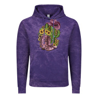 Cloud Purple Pink Cowboy Boots Vintage Hoodie - JahusDesignShop