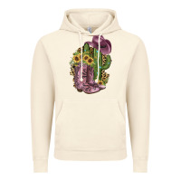 Vintage Artic Pink Cowboy Boots Vintage Hoodie - JahusDesignShop