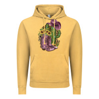 Vintage Mustard Pink Cowboy Boots Vintage Hoodie - JahusDesignShop