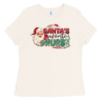 Bone Santa's Favorite Nurse Ladies Tee - MaliasSmallBusiness