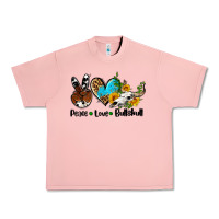 Salmon peace love  bullskull Urban Heavy Tee - AdoDesignShop