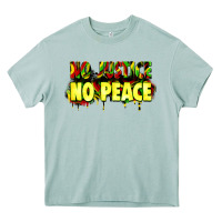 Arona no justice no peace Heavy Core Tee - Zillion Design Studio