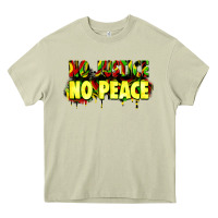 Mossy no justice no peace Heavy Core Tee - Zillion Design Studio