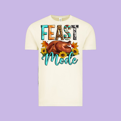 Feast Mode Vintage Tee Designed By Artiststas