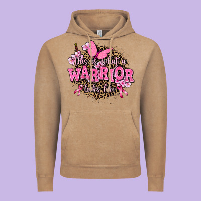 This Is What A Warrior Looks Like Vintage Hoodie Designed By Adodesignshop