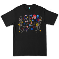 Black fourth of july dancing skeleton Premium Tee - texasbilliewilder