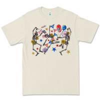 Bone fourth of july dancing skeleton Premium Tee - texasbilliewilder