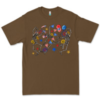 Cacao fourth of july dancing skeleton Premium Tee - texasbilliewilder