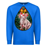 True Royal christmas pig Premium Sweatshirt - LillyAllenDesigns