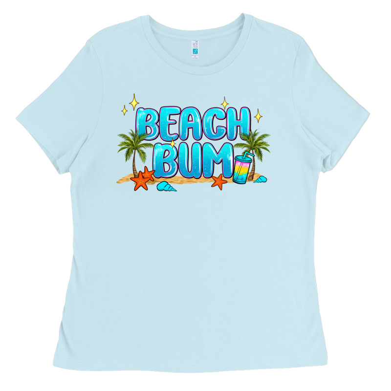 Beach Bum Ladies Tee by JahusDesignShop | Teevron