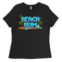 Black beach bum Ladies Tee - JahusDesignShop